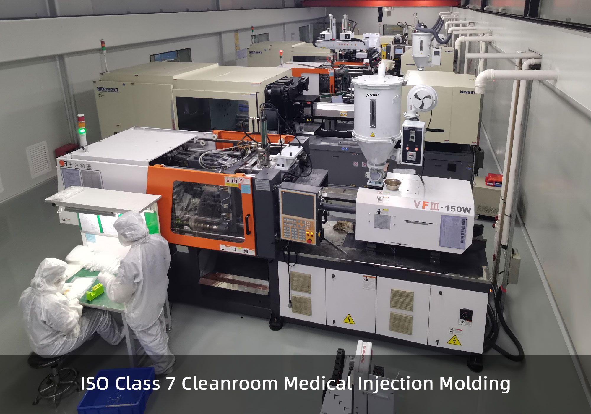 ISO Class 7 Cleanroom Injection Molding